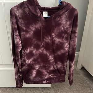 Purple tye dye hoodie